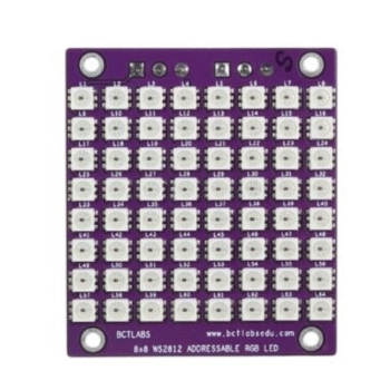 8x8 WS2812 Addressable LED Module